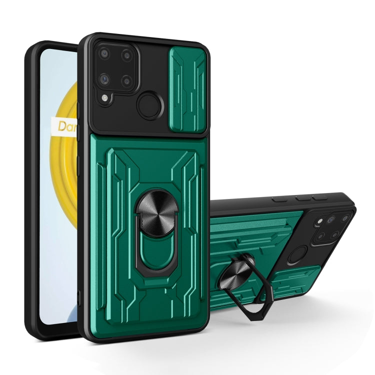 Sliding Camshield Card Phone Case, For Xiaomi Redmi K40/Poco F3/Mi 11i, For Xiaomi Mi 11 Lite, For OPPO Realme C20 / C21, For OPPO Realme C25 / C15