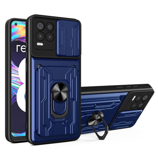 Sliding Camshield Card Phone Case, For OPPO Realme 8 / 8 Pro