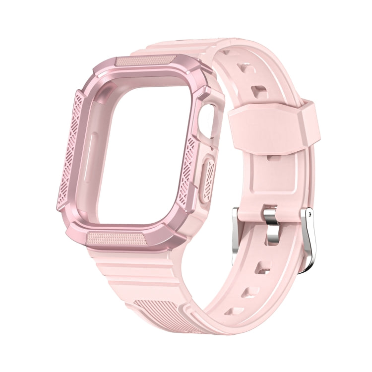 Two-color Armor Integrated Watchband For Apple Watch Series