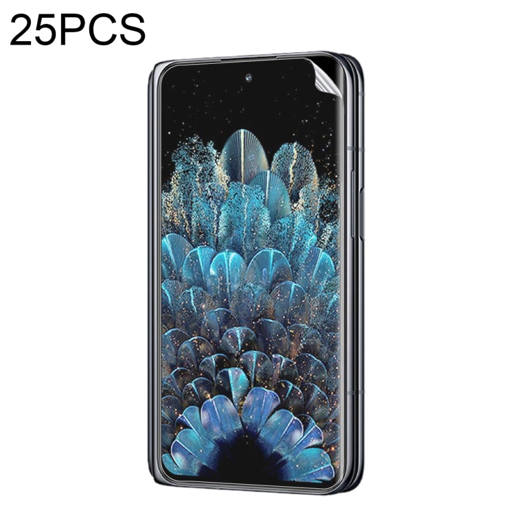 25 PCS Full Screen Protector Explosion-proof Hydrogel Film, For OPPO Find N (Big Screen + Front Rear Film) (25 PCS), For OPPO Find N (Front Film) (25 PCS), For OPPO Find N (Big Screen) ( 25 PCS), For OPPO Find N (Front Rear Film) (25 PCS)