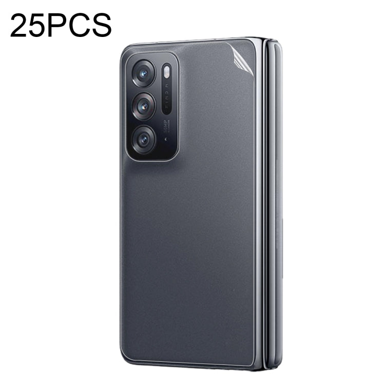 25 PCS Full Screen Protector Explosion-proof Hydrogel Film, For OPPO Find N (Big Screen + Front Rear Film) (25 PCS), For OPPO Find N (Front Film) (25 PCS), For OPPO Find N (Big Screen) ( 25 PCS), For OPPO Find N (Front Rear Film) (25 PCS)