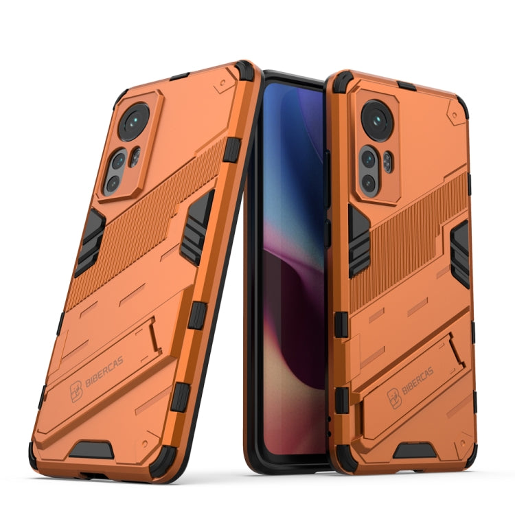 Punk Armor 2 in 1 PC + TPU Shockproof Phone Case with Invisible Holder, For OPPO Reno7 SE 5G, For Xiaomi Mi 12