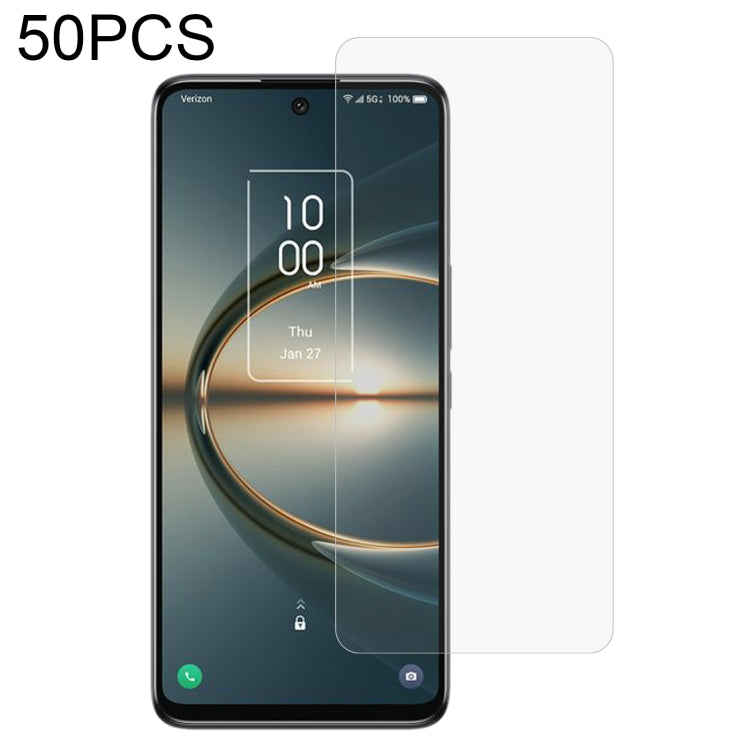 50pcs 0.26mm 9H 2.5D Tempered Glass Film For Realme GT2, For TCL 30 (50 PCS), For OPPO Realme GT2 Pro (50 PCS), For OPPO K5 (50PCS)