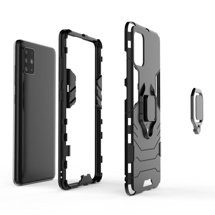 Shockproof PC + TPU Protective Case with Magnetic Ring Holder