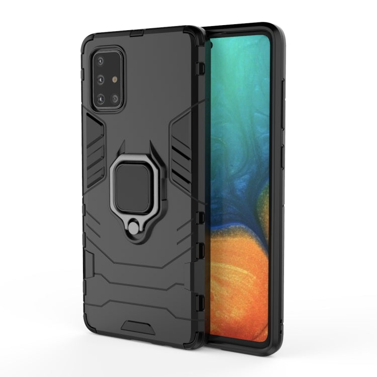 Shockproof PC + TPU Protective Case with Magnetic Ring Holder, For Galaxy A51, For Galaxy A71, For Huawei Honor V30, For Vivo V17 (India)