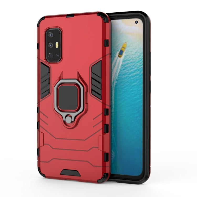 Shockproof PC + TPU Protective Case with Magnetic Ring Holder, For Galaxy A51, For Galaxy A71, For Huawei Honor V30, For Vivo V17 (India)