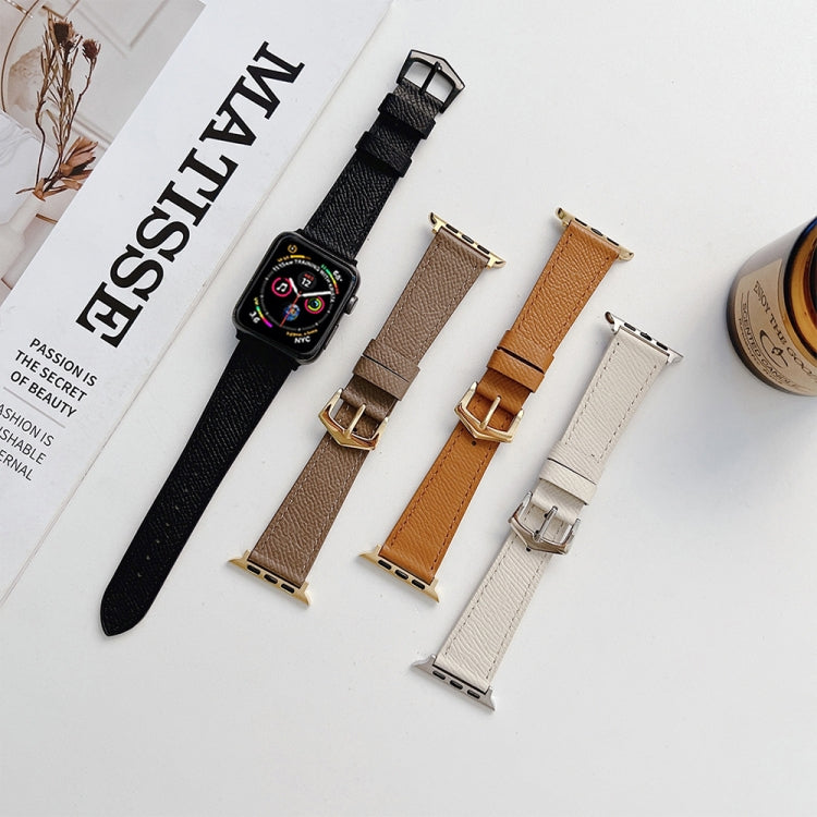 Leather Strap For Apple Watch Series, 7 41mm / 6&amp;SE&amp;5&amp;4 40mm / 3&amp;2&amp;1 38mm, 7 45mm / 6&amp;SE&amp;5&amp;4 44mm / 3&amp;2&amp;1 42mm