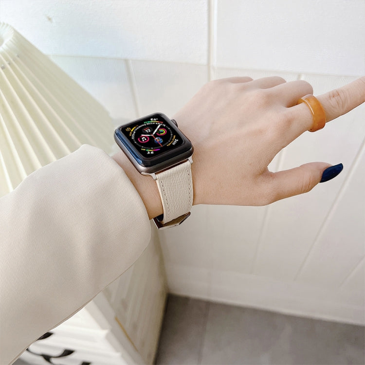 Leather Strap For Apple Watch Series, 7 41mm / 6&amp;SE&amp;5&amp;4 40mm / 3&amp;2&amp;1 38mm, 7 45mm / 6&amp;SE&amp;5&amp;4 44mm / 3&amp;2&amp;1 42mm
