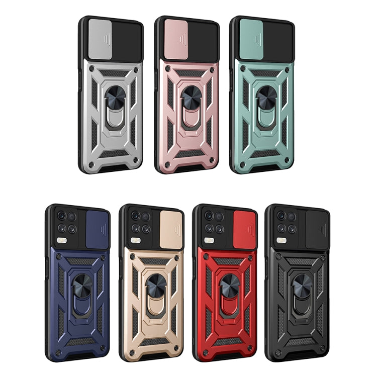 Sliding Camera Design TPU + PC Phone Case, For OPPO Realme 8 5G