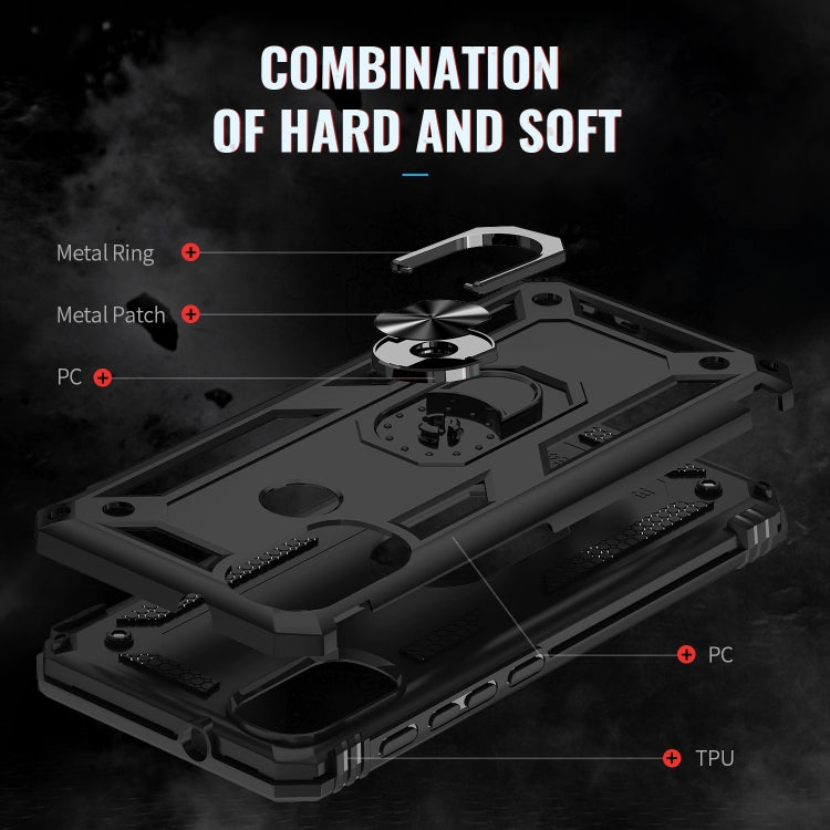 Shockproof TPU + PC Holder Phone Case, For Motorola Moto E20 / E30 / E40, For Huawei nova 9, For OPPO Reno6 5G