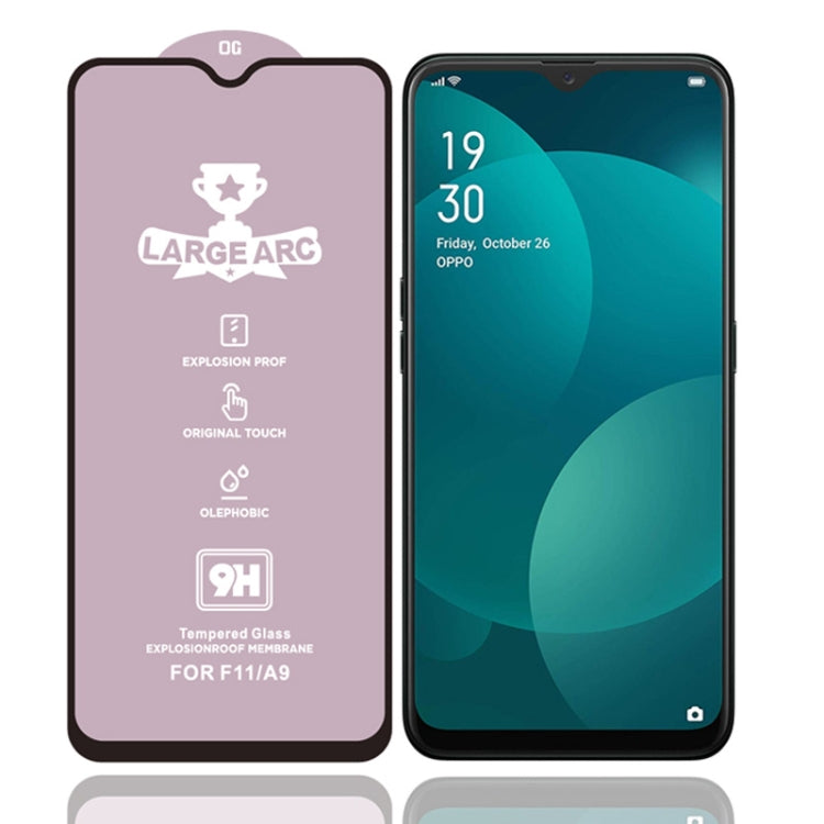 9H HD High Alumina Full Screen Tempered Glass Film, For OPPO A3s(1 PC), For OPPO A5(1 PC), For OPPO A5 (2020)(1 PC), For OPPO A9 (2020)(1 PC), For OPPO F7(1 PC), For OPPO F9 Pro(1 PC), For OPPO F11(1 PC), For OPPO F11 Pro(1 PC), For OPPO A7x(1 PC)