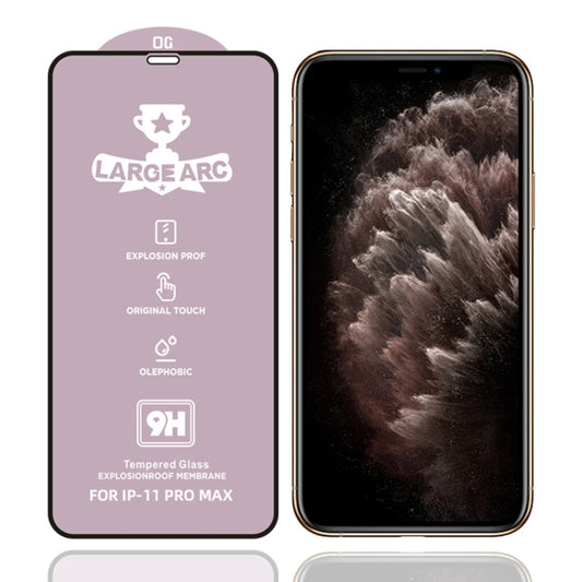 9H HD High Alumina Full Screen Tempered Glass Film, For iPhone 11 Pro Max (1 PC)