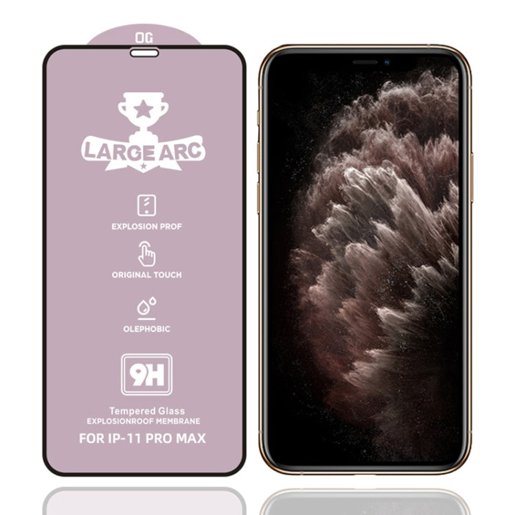 9H HD High Alumina Full Screen Tempered Glass Film, For iPhone 11 Pro Max (1 PC)