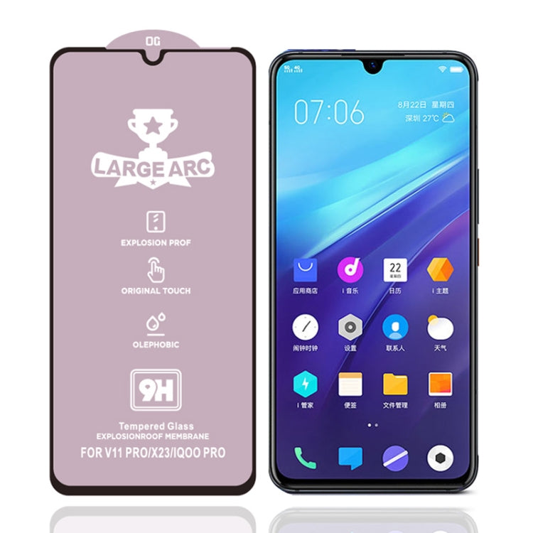 9H HD Large Arc High Alumina Full Screen Tempered Glass Film, For OPPO  A5s(1 PC), For Vivo iQOO Pro(1 PC), For Vivo S1(1 PC), For Vivo V7 Plus(1 PC), For Vivo V9(1 PC), For Vivo V9 Youth(1 PC), For Vivo V11 / V11 Pro, For Vivo V11i(1 PC)