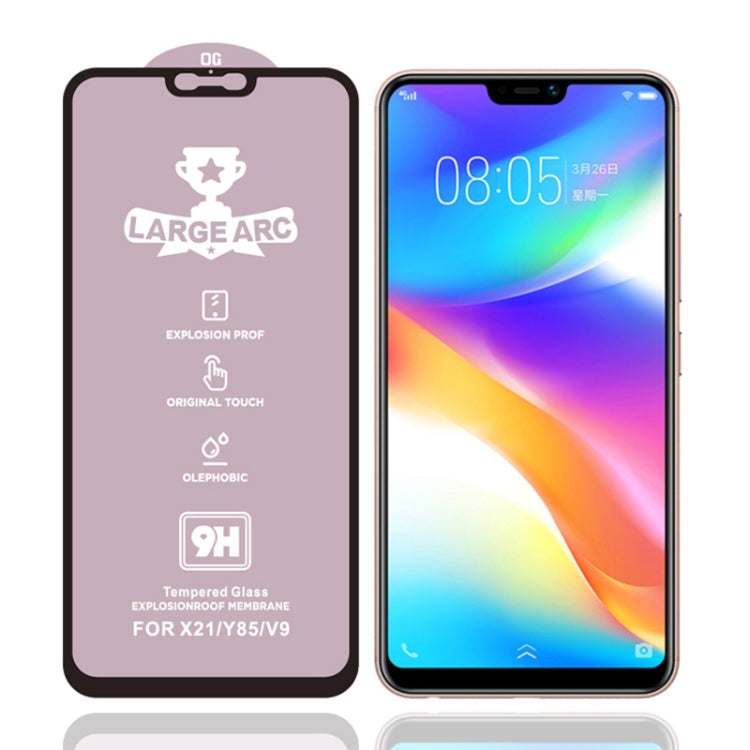 9H HD Large Arc High Alumina Full Screen Tempered Glass Film, For OPPO  A5s(1 PC), For Vivo iQOO Pro(1 PC), For Vivo S1(1 PC), For Vivo V7 Plus(1 PC), For Vivo V9(1 PC), For Vivo V9 Youth(1 PC), For Vivo V11 / V11 Pro, For Vivo V11i(1 PC)