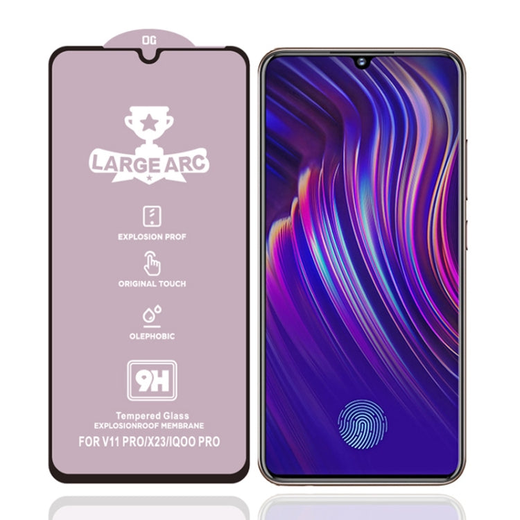 9H HD Large Arc High Alumina Full Screen Tempered Glass Film, For OPPO  A5s(1 PC), For Vivo iQOO Pro(1 PC), For Vivo S1(1 PC), For Vivo V7 Plus(1 PC), For Vivo V9(1 PC), For Vivo V9 Youth(1 PC), For Vivo V11 / V11 Pro, For Vivo V11i(1 PC)