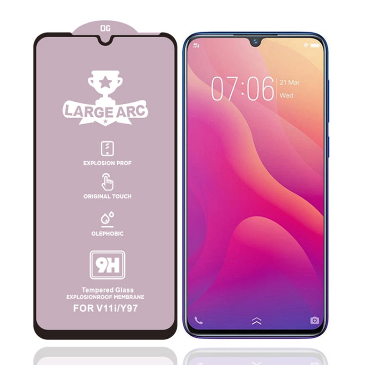 9H HD Large Arc High Alumina Full Screen Tempered Glass Film, For OPPO  A5s(1 PC), For Vivo iQOO Pro(1 PC), For Vivo S1(1 PC), For Vivo V7 Plus(1 PC), For Vivo V9(1 PC), For Vivo V9 Youth(1 PC), For Vivo V11 / V11 Pro, For Vivo V11i(1 PC)