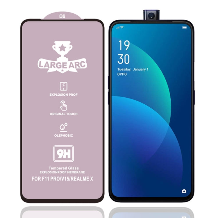 9H HD Large Arc High Alumina Full Screen Tempered Glass Film, For OPPO  A5s(1 PC), For Vivo iQOO Pro(1 PC), For Vivo S1(1 PC), For Vivo V7 Plus(1 PC), For Vivo V9(1 PC), For Vivo V9 Youth(1 PC), For Vivo V11 / V11 Pro, For Vivo V11i(1 PC)