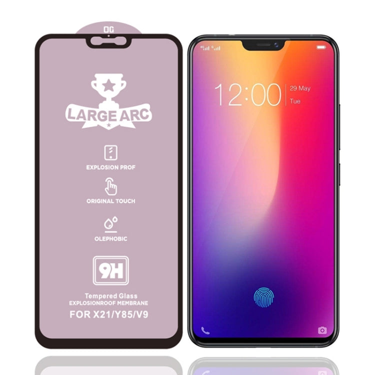 9H HD Large Arc High Alumina Full Screen Tempered Glass Film, For OPPO  A5s(1 PC), For Vivo iQOO Pro(1 PC), For Vivo S1(1 PC), For Vivo V7 Plus(1 PC), For Vivo V9(1 PC), For Vivo V9 Youth(1 PC), For Vivo V11 / V11 Pro, For Vivo V11i(1 PC)