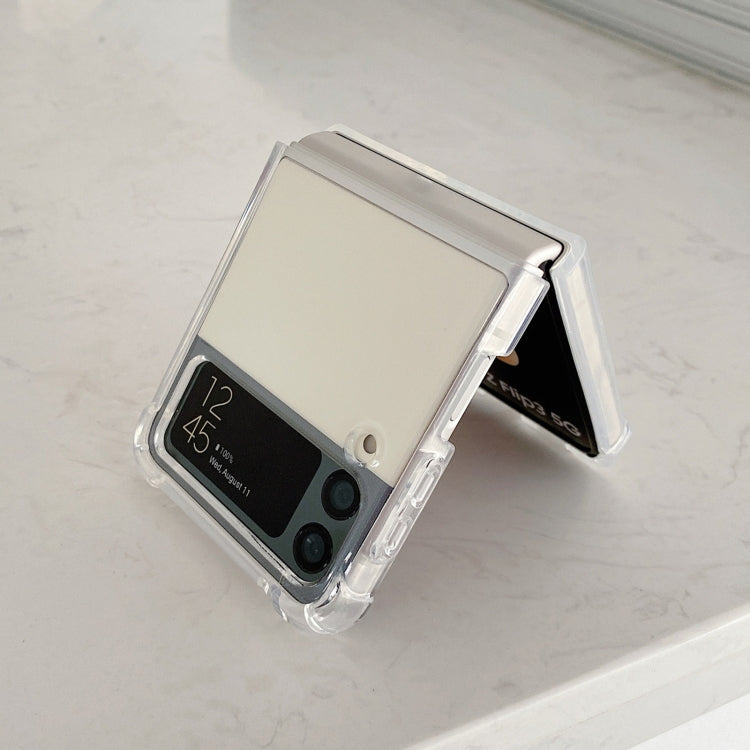 For Samsung Galaxy Z Flip4 Transparent TPU Shockproof Phone Case , For Samsung Galaxy Z Flip4