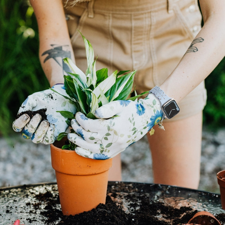 Lace Silicone Watchband For Apple Watch Series, 7 41mm / 6&amp;SE&amp;5&amp;4 40mm / 3&amp;2&amp;1 38mm, 7 45mm / 6&amp;SE&amp;5&amp;4 44mm / 3&amp;2&amp;1 42mm