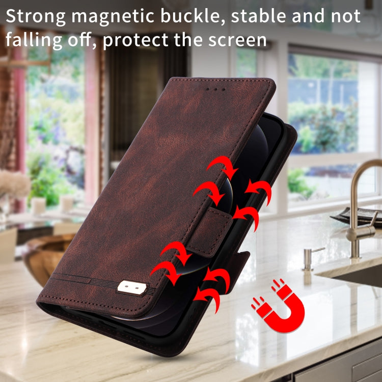 Magnetic Clasp Leather Phone Case, For vivo Y21 / Y33s, For vivo Y51 2020 / Y31 2021