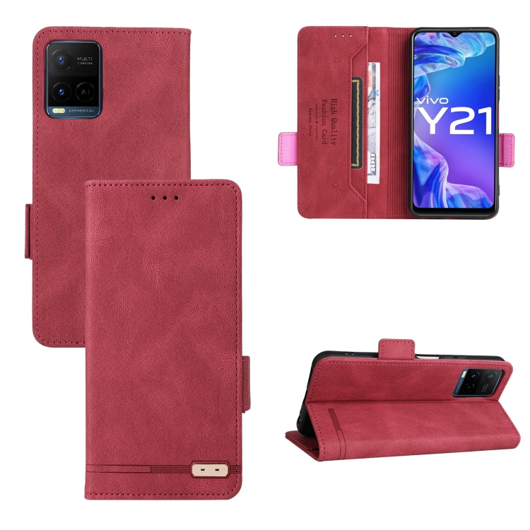 Magnetic Clasp Leather Phone Case, For vivo Y21 / Y33s, For vivo Y51 2020 / Y31 2021