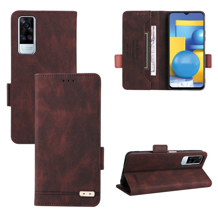 Magnetic Clasp Leather Phone Case, For vivo Y21 / Y33s, For vivo Y51 2020 / Y31 2021