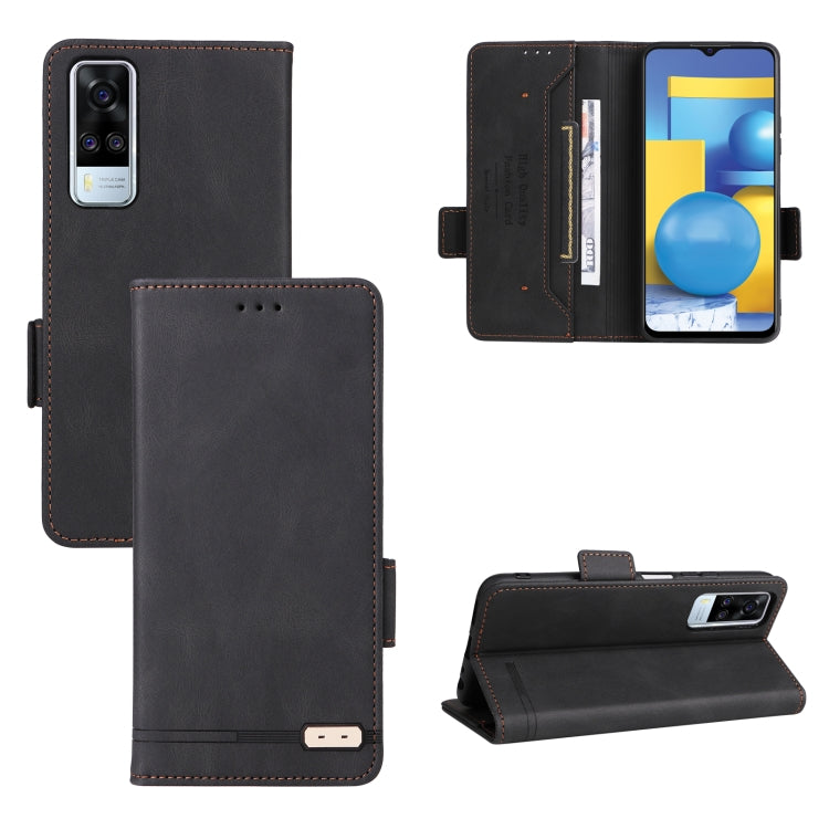 Magnetic Clasp Leather Phone Case, For vivo Y21 / Y33s, For vivo Y51 2020 / Y31 2021