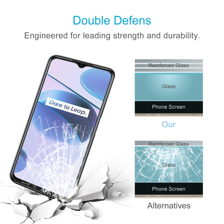 0.26mm 9H 2.5D Tempered Glass Film, For OPPO Realme C35 (1 PC)