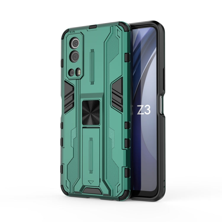 Supersonic PC + TPU Shock-proof Phone Case with Holder, For vivo iQOO Z3 5G, For vivo S12, For vivo S12 Pro