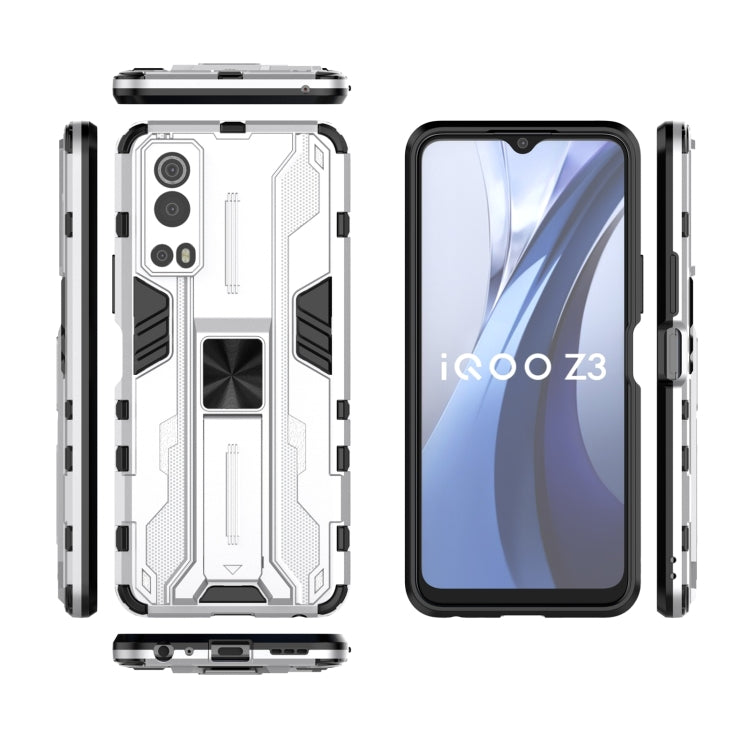 Supersonic PC + TPU Shock-proof Phone Case with Holder, For vivo iQOO Z3 5G, For vivo S12, For vivo S12 Pro