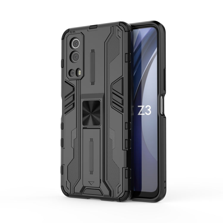 Supersonic PC + TPU Shock-proof Phone Case with Holder, For vivo iQOO Z3 5G, For vivo S12, For vivo S12 Pro