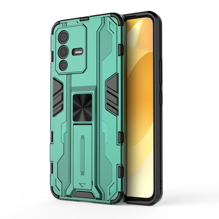 Supersonic PC + TPU Shock-proof Phone Case with Holder, For vivo iQOO Z3 5G, For vivo S12, For vivo S12 Pro