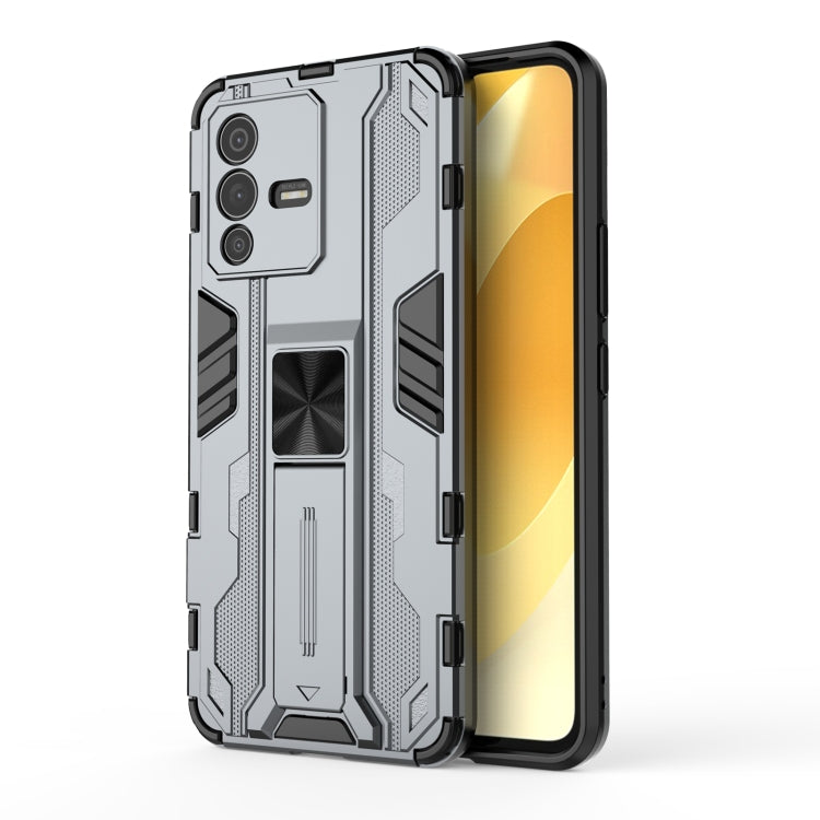 Supersonic PC + TPU Shock-proof Phone Case with Holder, For vivo iQOO Z3 5G, For vivo S12, For vivo S12 Pro