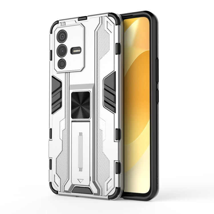 Supersonic PC + TPU Shock-proof Phone Case with Holder, For vivo iQOO Z3 5G, For vivo S12, For vivo S12 Pro