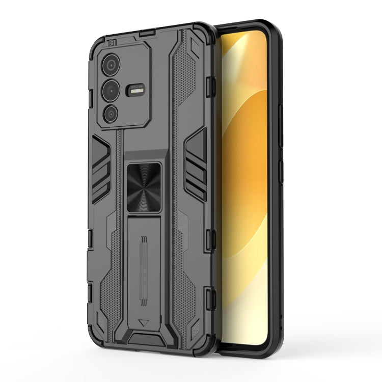 Supersonic PC + TPU Shock-proof Phone Case with Holder, For vivo iQOO Z3 5G, For vivo S12, For vivo S12 Pro