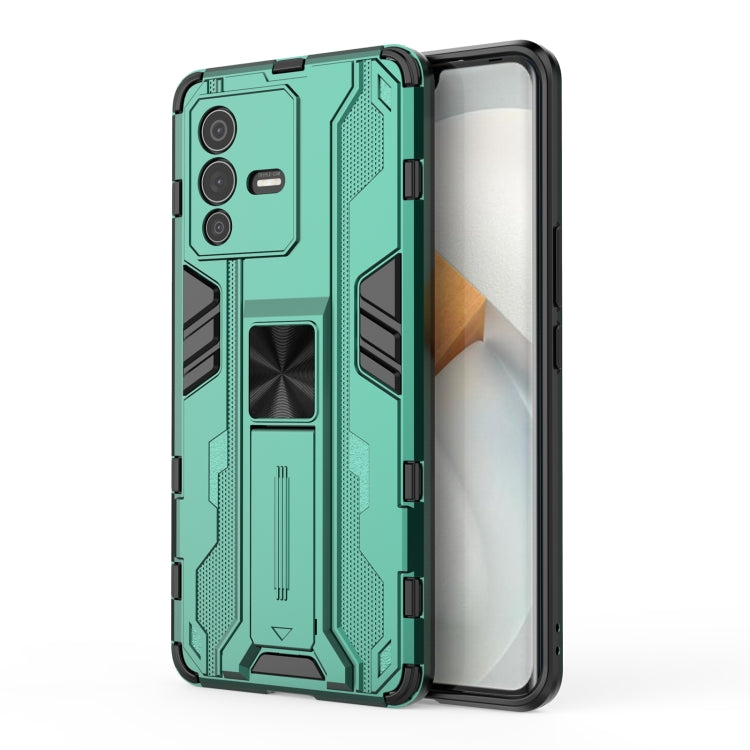 Supersonic PC + TPU Shock-proof Phone Case with Holder, For vivo iQOO Z3 5G, For vivo S12, For vivo S12 Pro