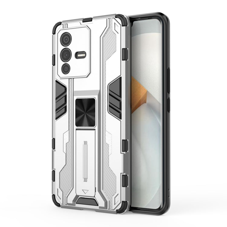 Supersonic PC + TPU Shock-proof Phone Case with Holder, For vivo iQOO Z3 5G, For vivo S12, For vivo S12 Pro