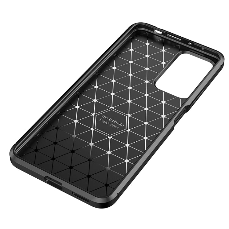 Carbon Fiber Texture Shockproof TPU Phone Case, For Xiaomi Redmi Note 11 Pro Overseas Version, For Xiaomi Redmi Note 11 Overseas Version, For vivo iQOO U5 / T1 India / Y75 5G / Y55 5G Taiwan