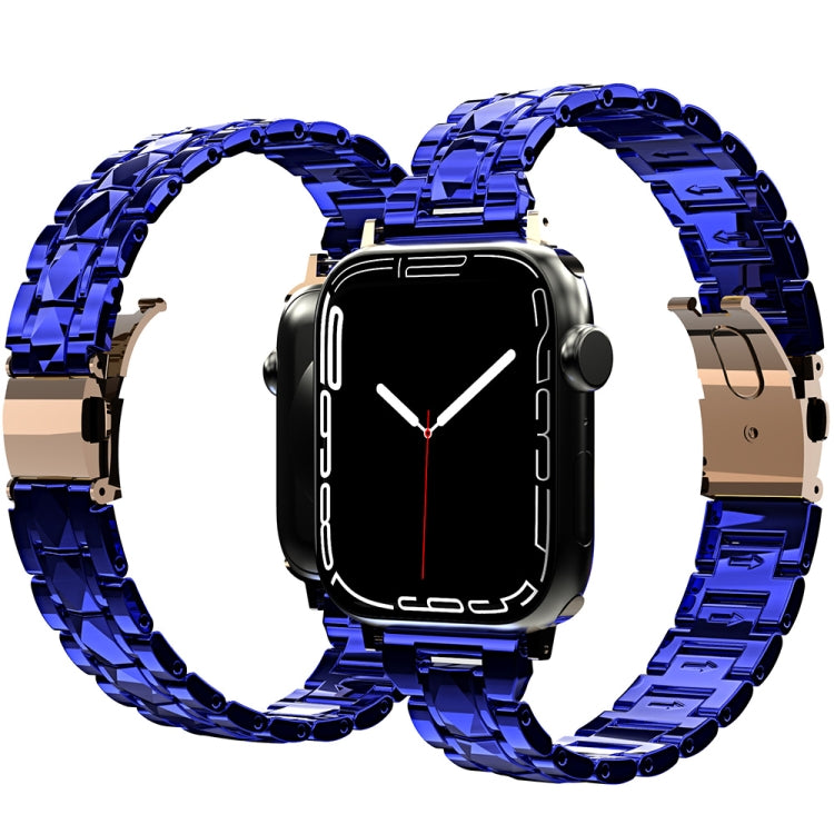 Electroplated Stainless Steel Strap For Apple Watch Series, 7 41mm / 6&amp;SE&amp;5&amp;4 40mm / 3&amp;2&amp;1 38mm, 7 45mm / 6&amp;SE&amp;5&amp;4 44mm / 3&amp;2&amp;1 42mm