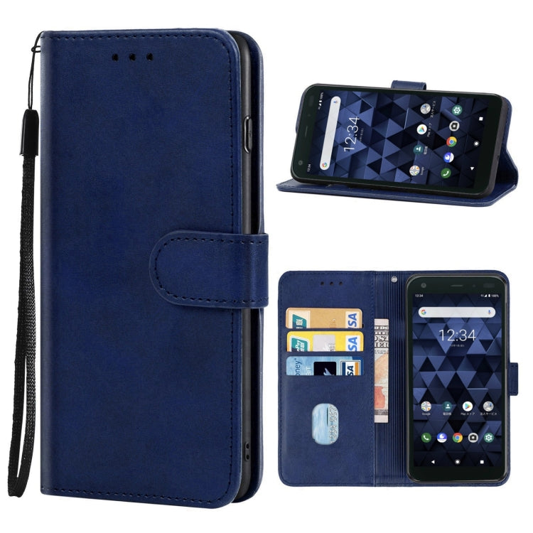 Leather Phone Case, For Kyocera Digno BX, For Kyocera Kantan Sumaho 2, For Oukitel C16 Pro, For Rakuten mini, For Sharp Aquos Sense3 Lite, For Xiaomi Redmi Note 11S/Note 11 Global, For ZTE Blade V2021 5G, For vivo Y01