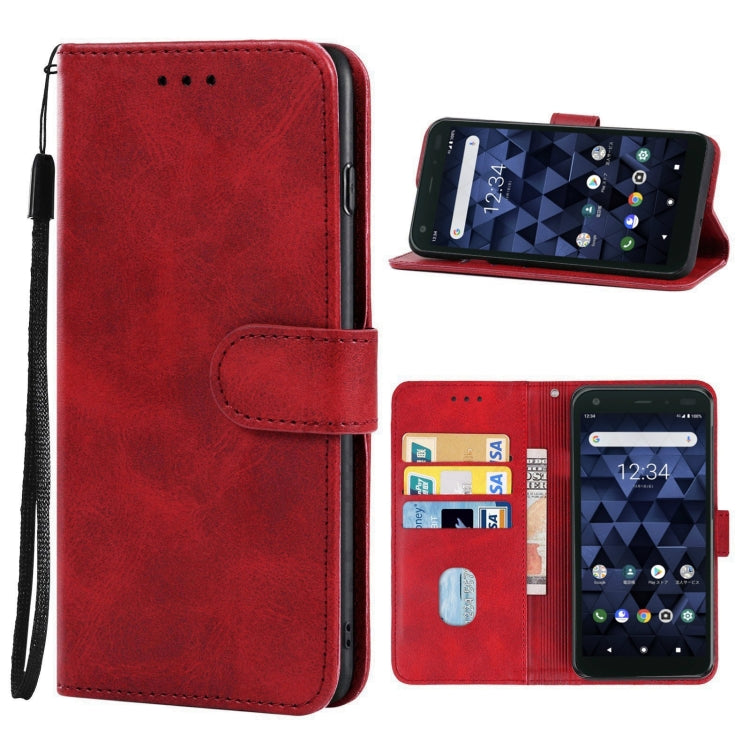 Leather Phone Case, For Kyocera Digno BX, For Kyocera Kantan Sumaho 2, For Oukitel C16 Pro, For Rakuten mini, For Sharp Aquos Sense3 Lite, For Xiaomi Redmi Note 11S/Note 11 Global, For ZTE Blade V2021 5G, For vivo Y01