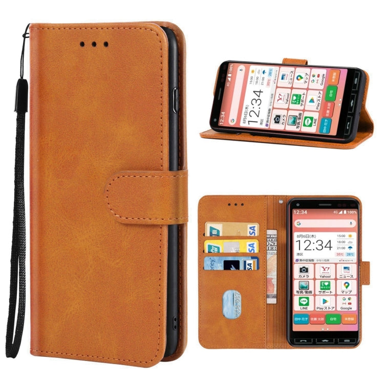 Leather Phone Case, For Kyocera Digno BX, For Kyocera Kantan Sumaho 2, For Oukitel C16 Pro, For Rakuten mini, For Sharp Aquos Sense3 Lite, For Xiaomi Redmi Note 11S/Note 11 Global, For ZTE Blade V2021 5G, For vivo Y01