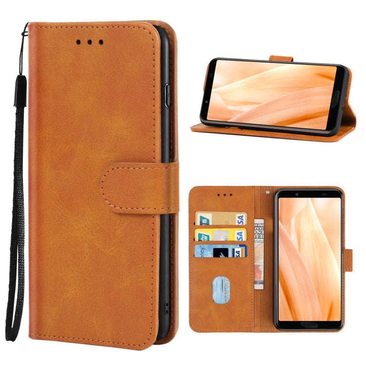 Leather Phone Case, For Kyocera Digno BX, For Kyocera Kantan Sumaho 2, For Oukitel C16 Pro, For Rakuten mini, For Sharp Aquos Sense3 Lite, For Xiaomi Redmi Note 11S/Note 11 Global, For ZTE Blade V2021 5G, For vivo Y01