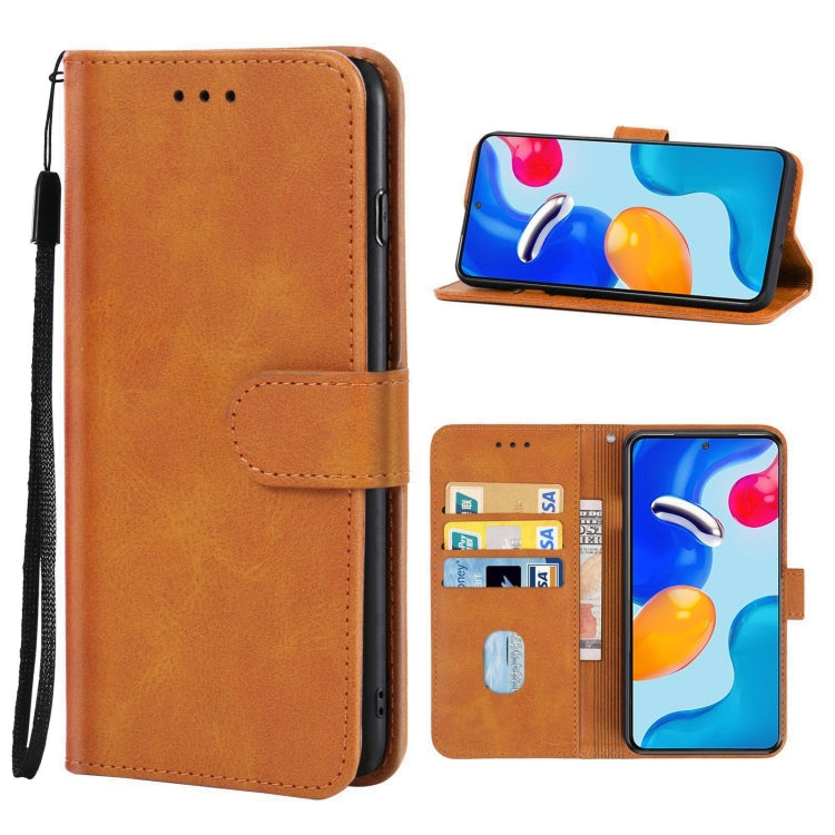 Leather Phone Case, For Kyocera Digno BX, For Kyocera Kantan Sumaho 2, For Oukitel C16 Pro, For Rakuten mini, For Sharp Aquos Sense3 Lite, For Xiaomi Redmi Note 11S/Note 11 Global, For ZTE Blade V2021 5G, For vivo Y01