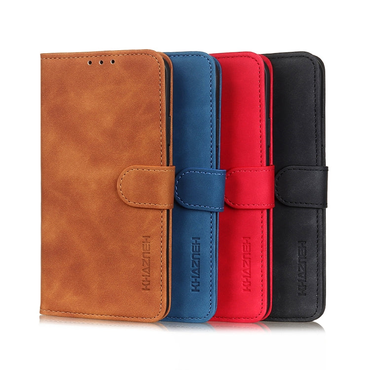 KHAZNEH Retro Texture Horizontal Flip Leather Phone Case, For OPPO Reno7 SE 5G, For Xiaomi Redmi Note 11S