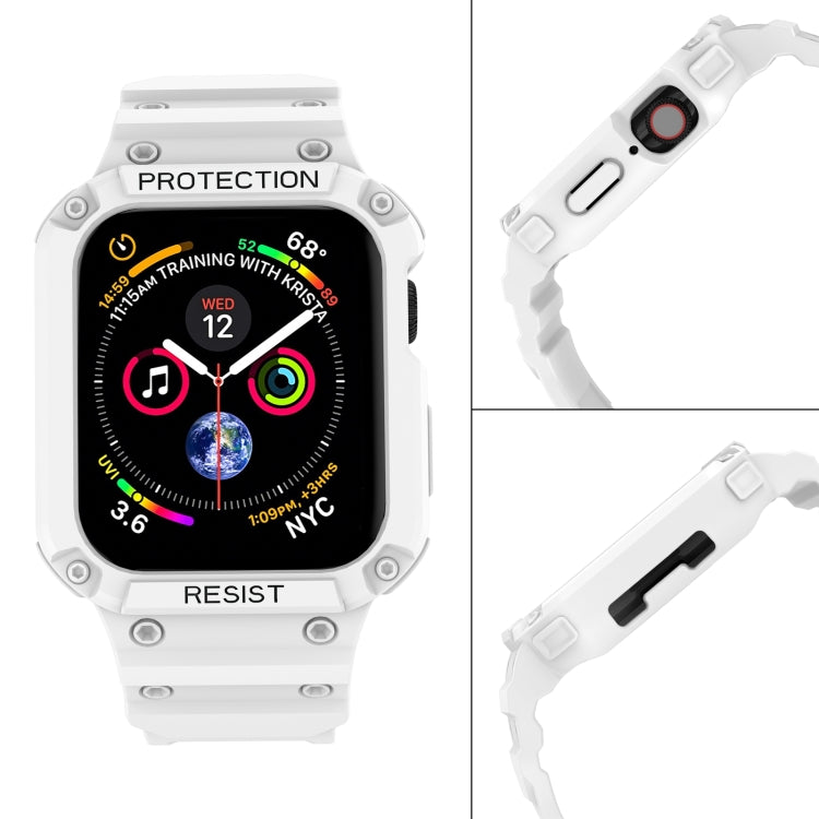 Three-proof Solid Color Integrated Strap For Apple Watch Series, 7 41mm / 6&SE&5&4 40mm / 3&2&1 38mm, 7 45mm / 6&SE&5&4 44mm / 3&2&1 42mm