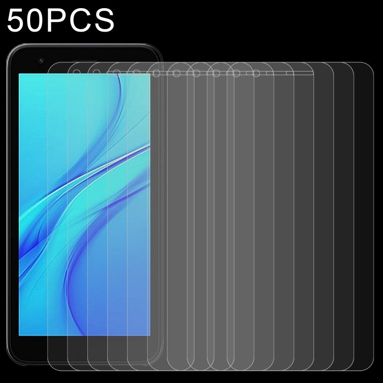 50 PCS 0.26mm 9H 2.5D Tempered Glass Film, For Sharp Aquos V6 (50 PCS), For Sharp Aquos V6 Plus (50 PCS), For OPPO Find X5 (50 PCS), For OPPO Find X5 Lite (50 PCS), For OPPO Find X5 Pro (50 PCS), For Itel A27 (50 PCS), For Blackview OSCAL C60 (50 PCS)