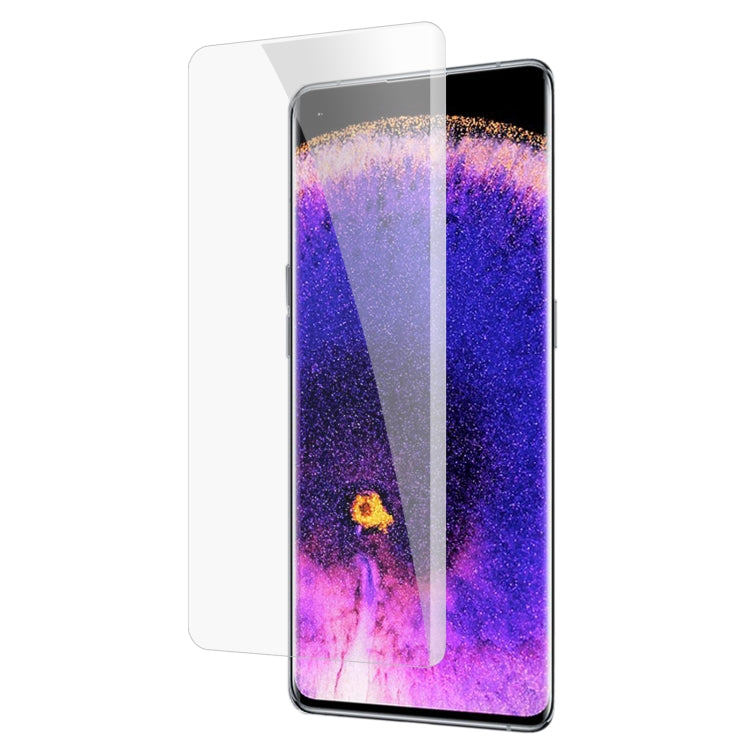 UV Liquid Curved Full Glue Tempered Glass Film, For OPPO Find X5 Pro / Find X3 Pro, For OPPO Find X5